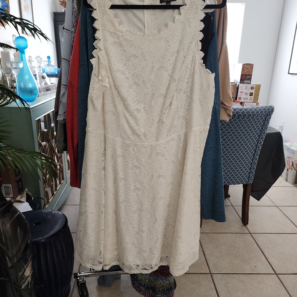 White sun dress